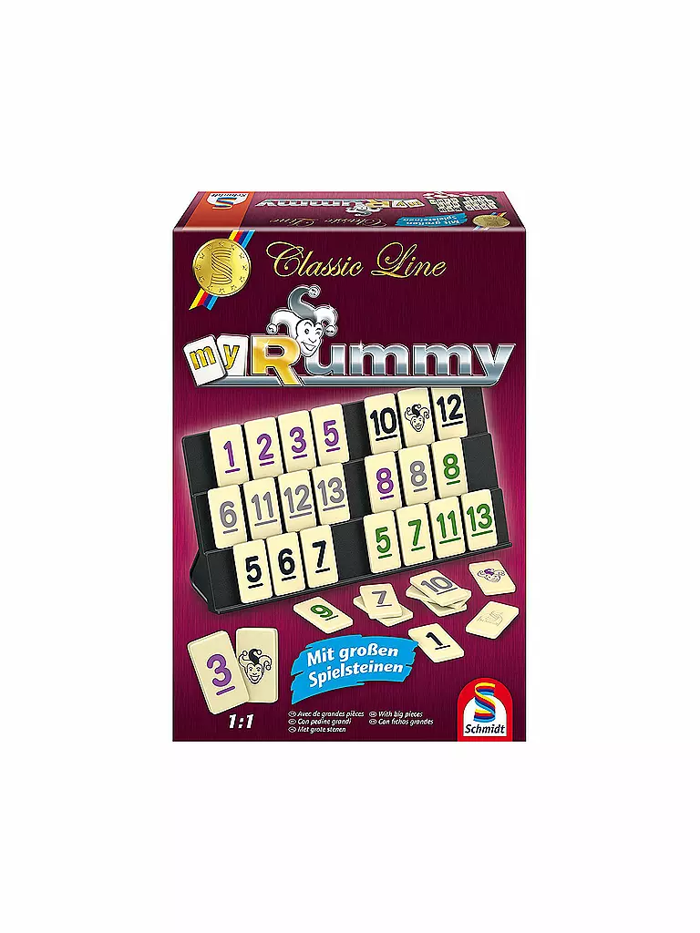 SCHMIDT-SPIELE | Classic Line - My Rummy Spielfiguren | keine Farbe