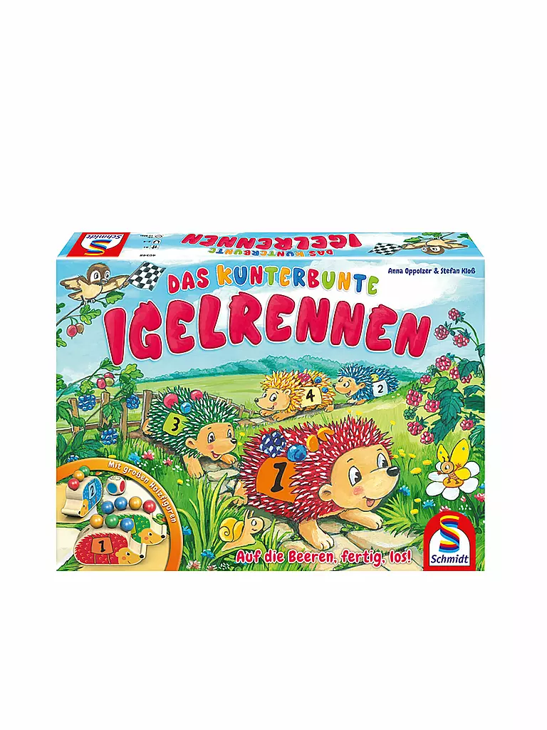 SCHMIDT-SPIELE | Das kunterbunte Igelrennen | transparent