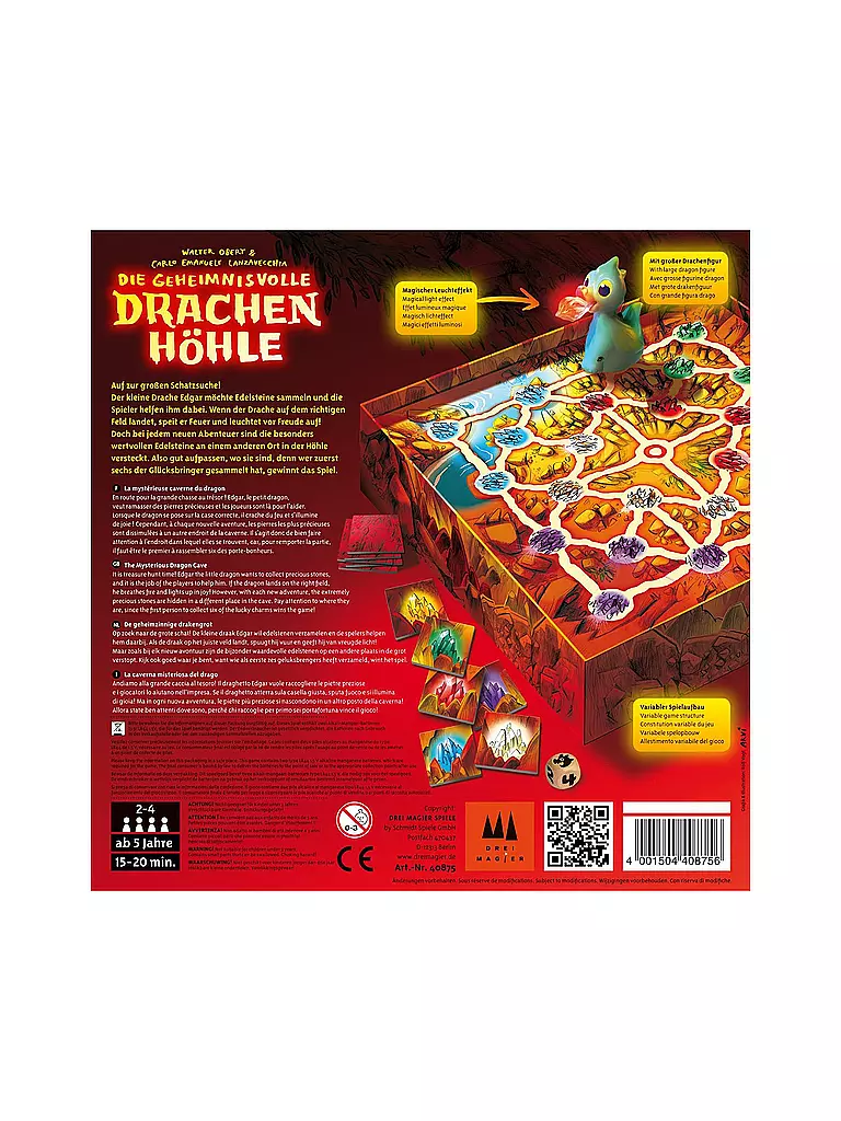 SCHMIDT-SPIELE | Die geheimnisvolle Drachenhöhle | transparent