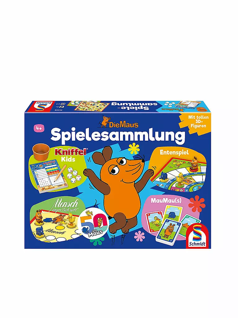 SCHMIDT-SPIELE | Die Maus, Spielsammlung | keine Farbe