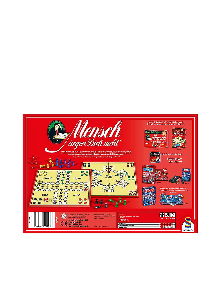 SCHMIDT-SPIELE | Mensch ärgere dich nicht (Standard) | 
