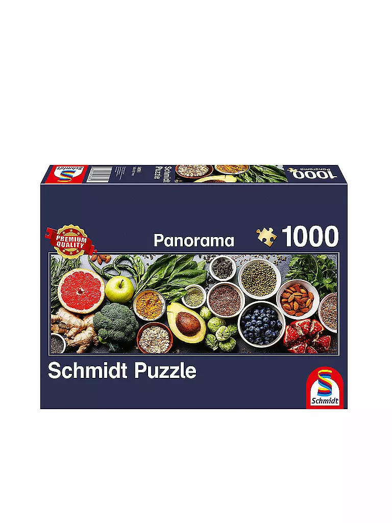 SCHMIDT-SPIELE | Puzzle - Auf dem Küchentisch (1000 Teile) | transparent