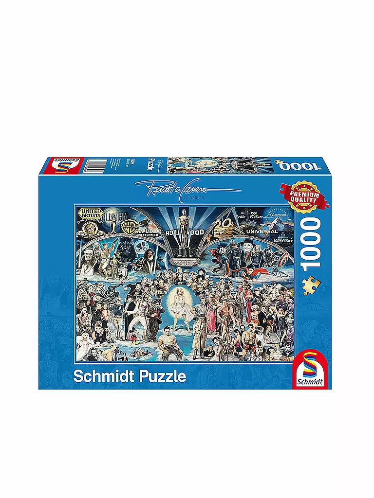 SCHMIDT-SPIELE | Puzzle - Hollywood - 1000 Teile | keine Farbe
