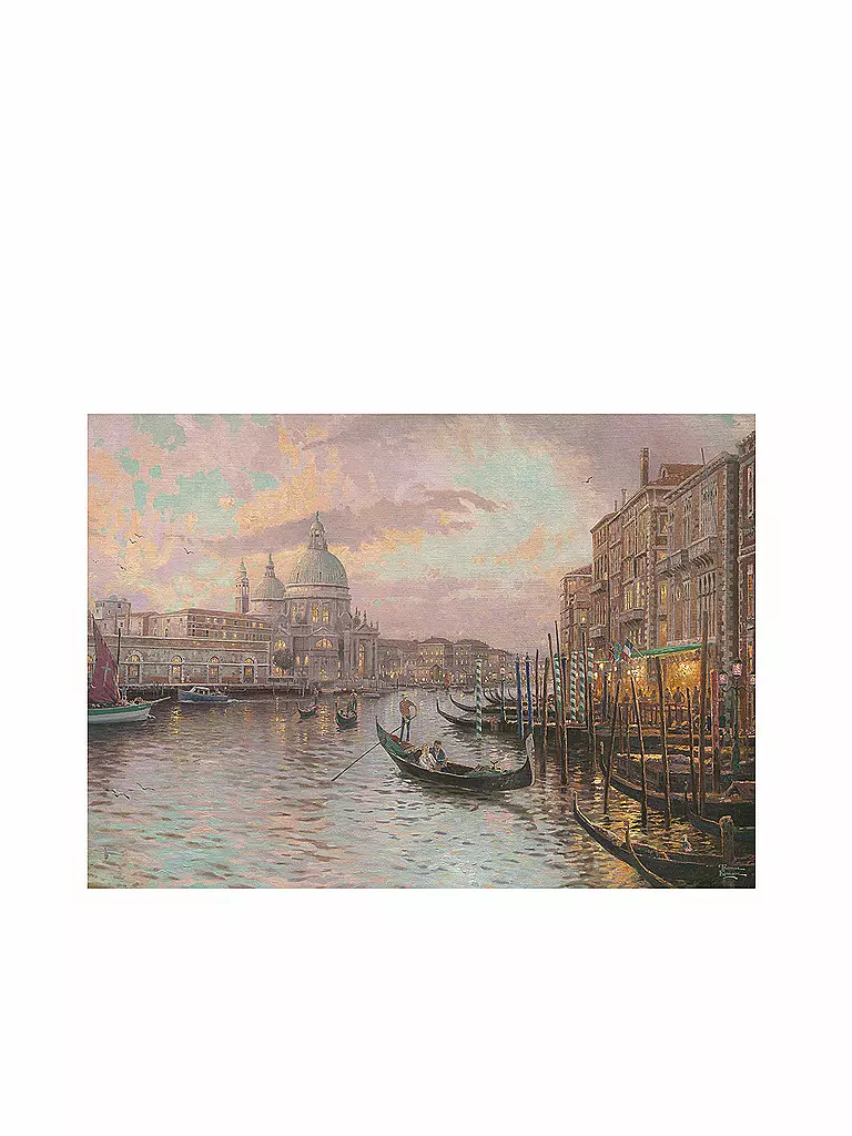 SCHMIDT-SPIELE | Puzzle - In den Strassen von Venedig (1000 Teile) Glow | transparent