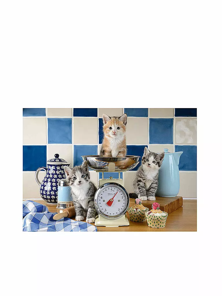 SCHMIDT-SPIELE | Puzzle - Katzen in der Küche (500 Teile) | keine Farbe