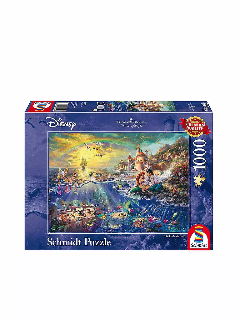 SCHMIDT-SPIELE | Puzzle - Walt Disney Arielle (1000 Teile) | keine Farbe