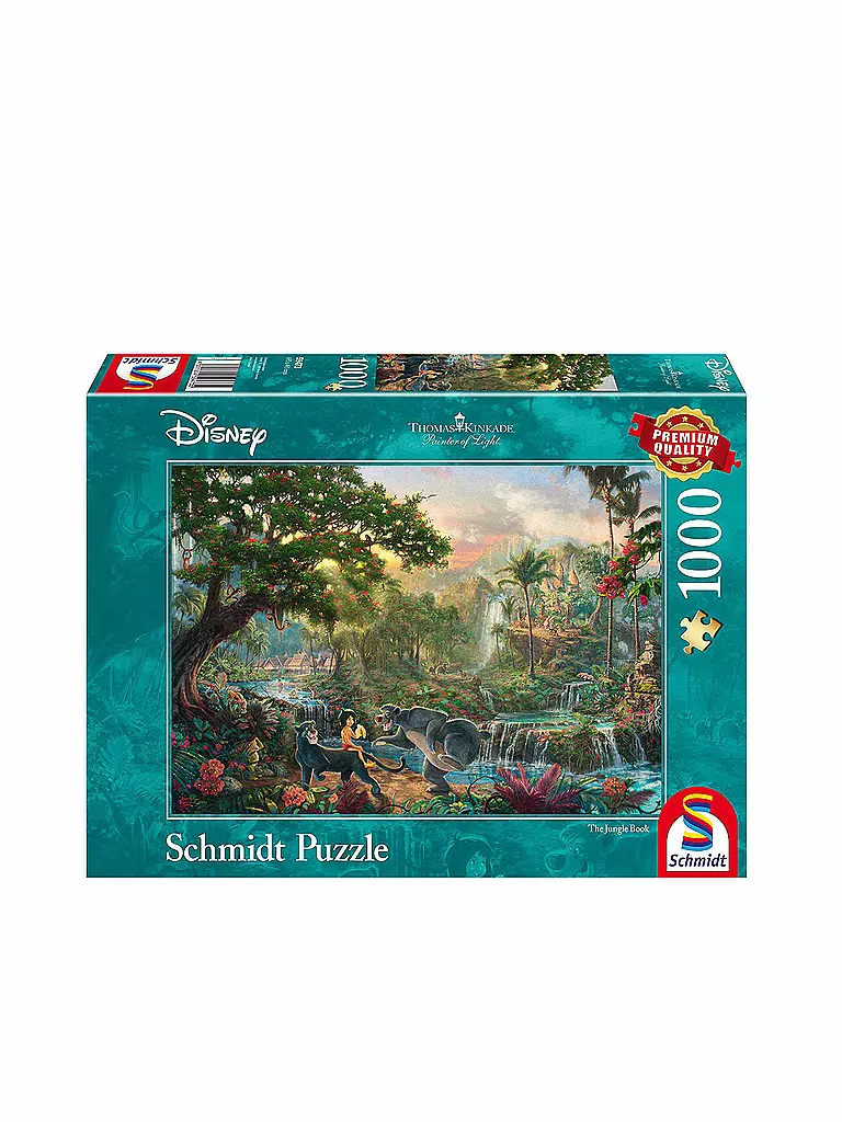 SCHMIDT-SPIELE | Puzzle - Walt Disney Dschungelbuch (1000 Teile) | keine Farbe