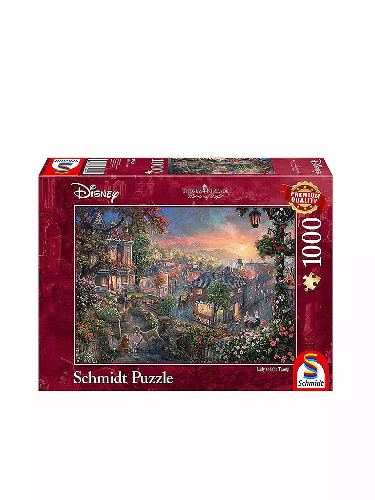 SCHMIDT-SPIELE | Puzzle - Walt Disney Susi und Strolch (1000 Teile) | keine Farbe