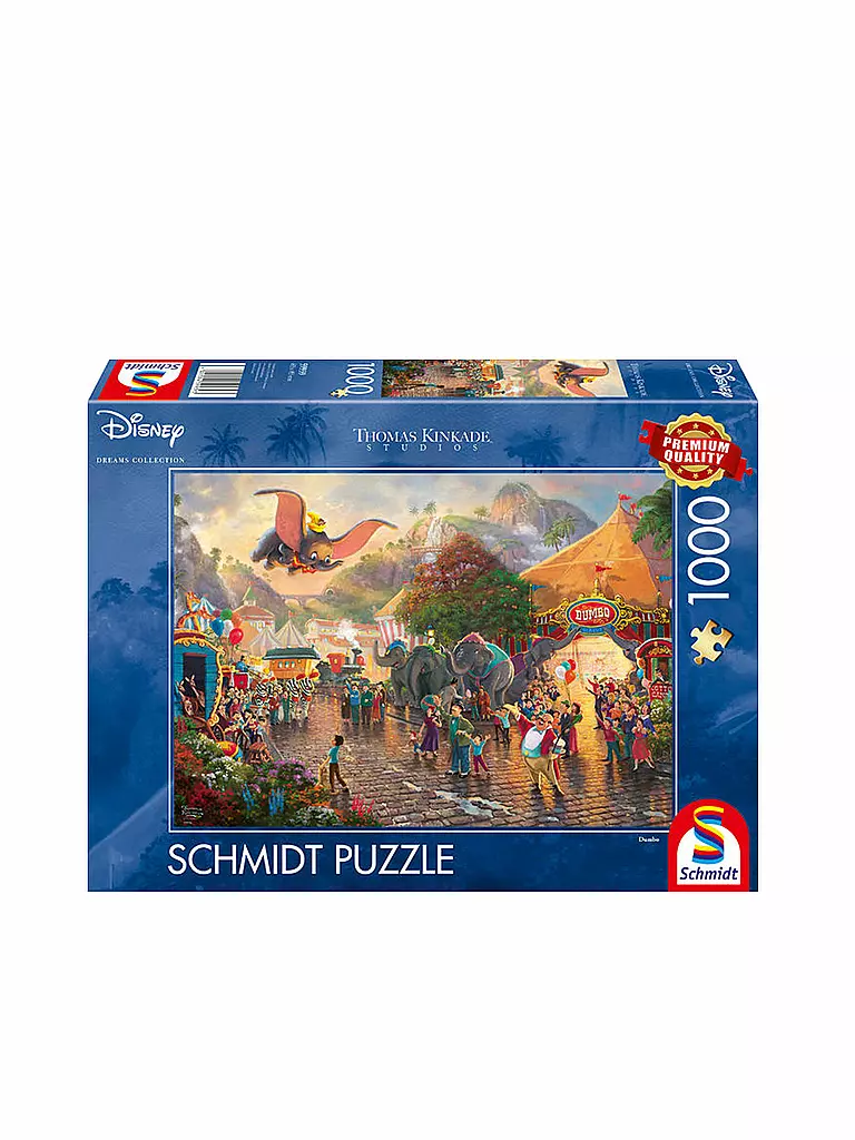 SCHMIDT-SPIELE | Puzzle Dumbo 1000 Teile  | keine Farbe