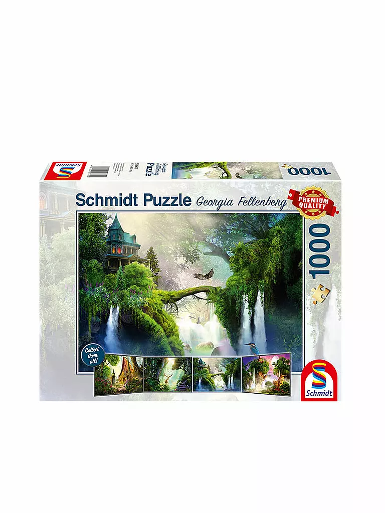 SCHMIDT-SPIELE | Puzzle Verwunschene Quelle Teile 1000 | keine Farbe