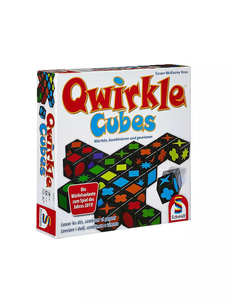 SCHMIDT-SPIELE | Qwirkle Cubes | transparent