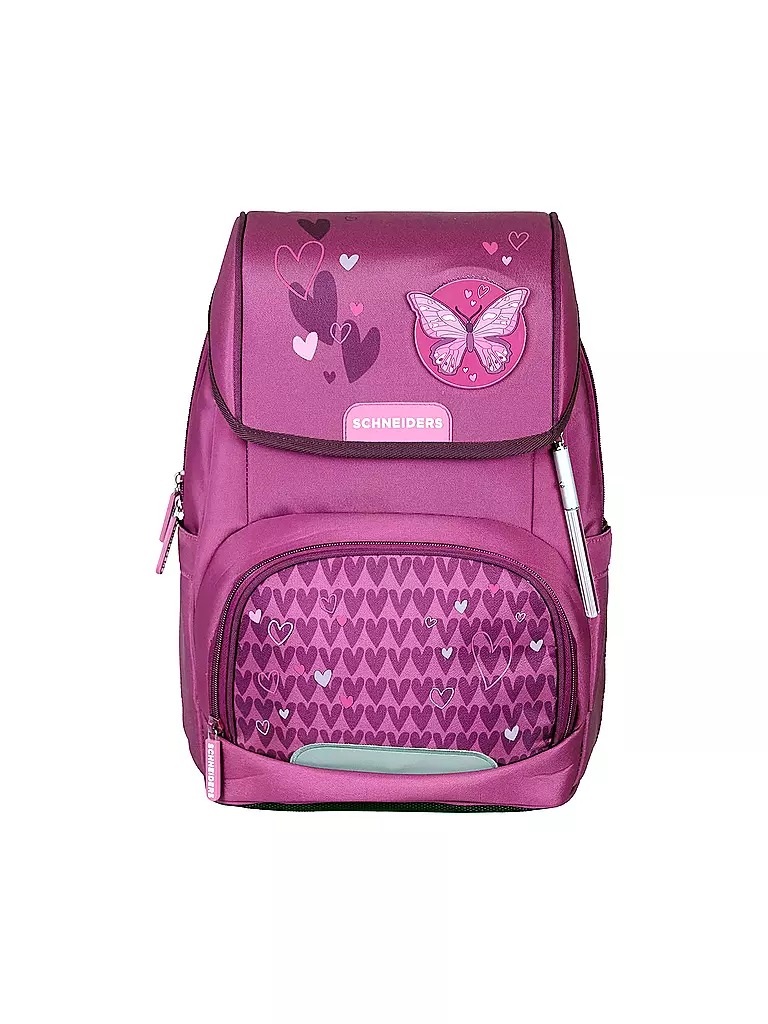 SCHNEIDERS | Schultaschen Set Ergojet 6tlg Purple Hearts | lila