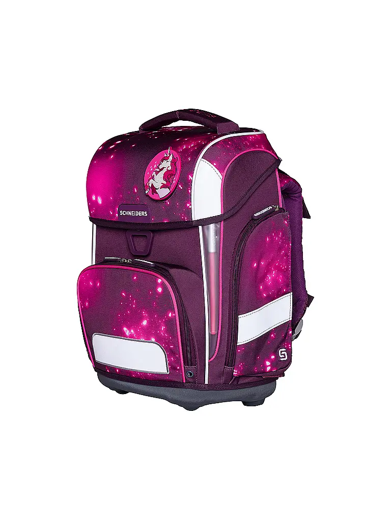 SCHNEIDERS | Schultaschen Set Ergolite 9tlg Anna Maria Damm Berry Cosmos  | Beere