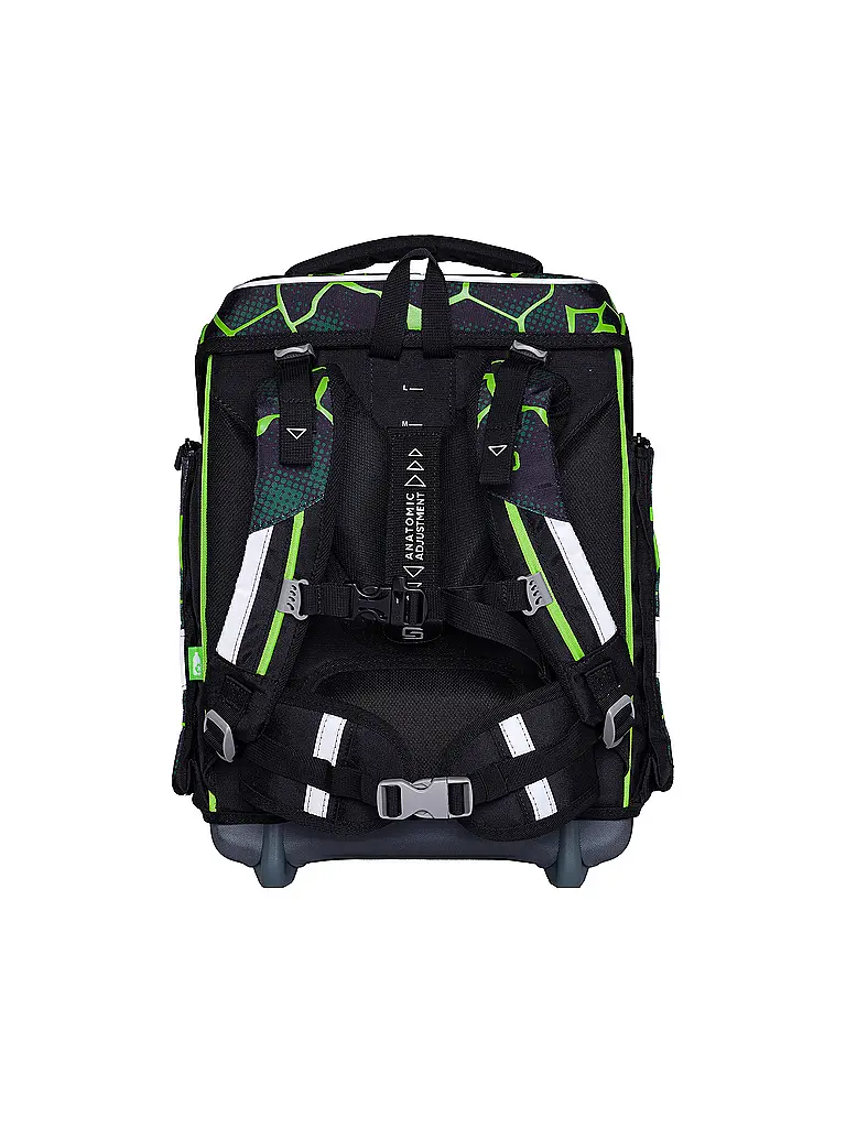 SCHNEIDERS | Schultaschen Set Ergolite 9tlg Anna Maria Damm Crash | Schwarz