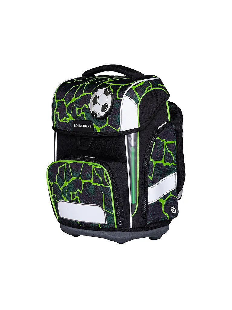 SCHNEIDERS | Schultaschen Set Ergolite 9tlg Anna Maria Damm Crash | Schwarz