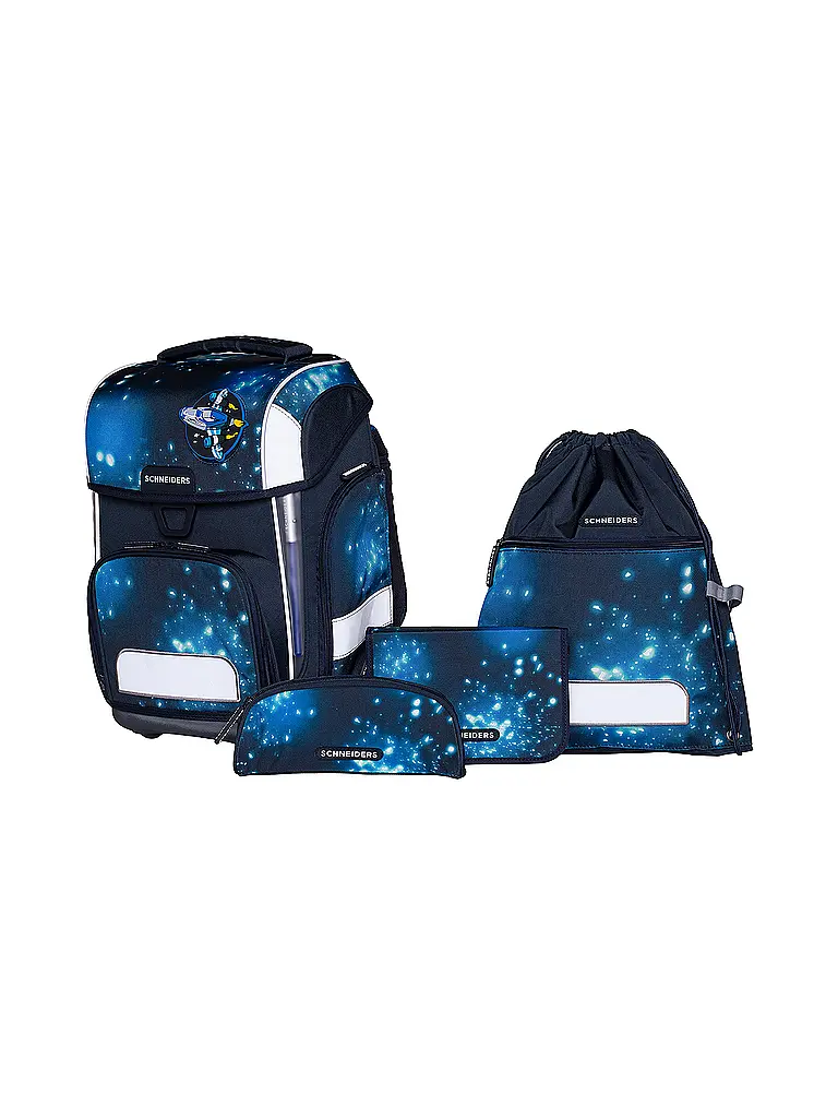 SCHNEIDERS | Schultaschen Set Ergolite 9tlg Anna Maria Damm Deep Cosmos | Dunkelblau
