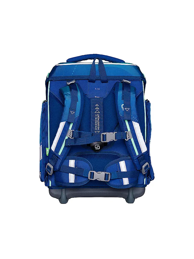 SCHNEIDERS | Schultaschen Set Ergolite 9tlg Anna Maria Damm Geo Motion | Blau