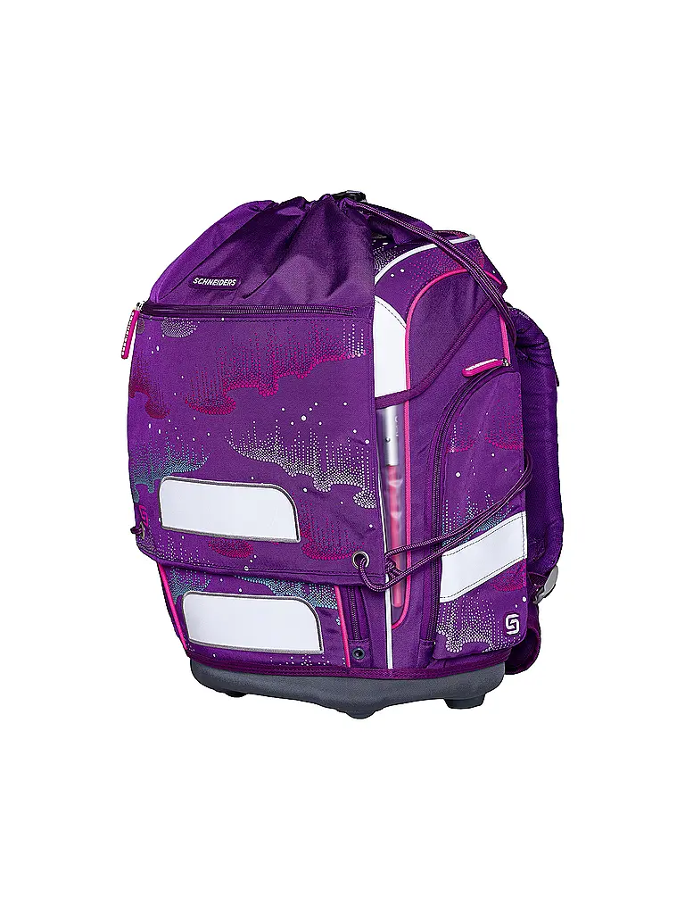 SCHNEIDERS | Schultaschen Set Ergolite 9tlg Anna Maria Damm Wavy Dots | Beere