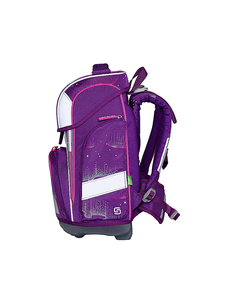 SCHNEIDERS | Schultaschen Set Ergolite 9tlg Anna Maria Damm Wavy Dots | Beere