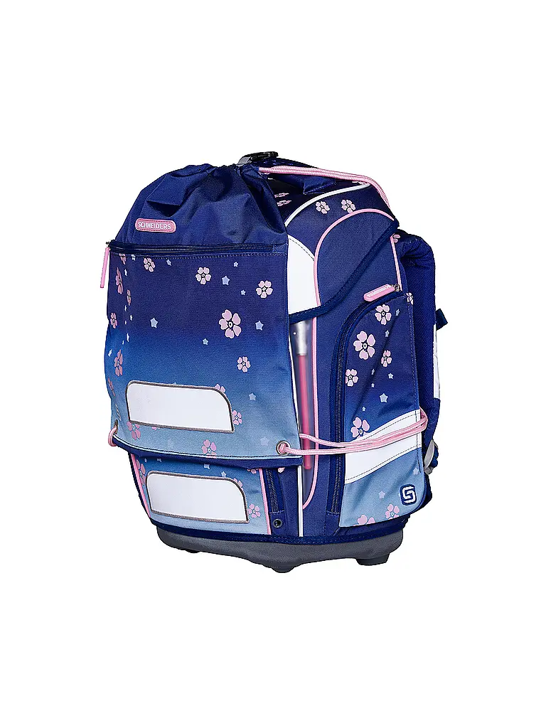 SCHNEIDERS | Schultaschen Set Ergolite 9tlg Blue Bloom | Blau