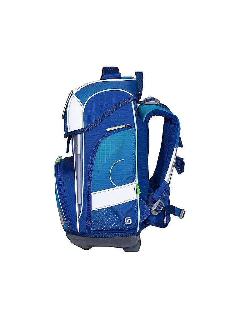 SCHNEIDERS | Schultaschen Set Ergolite 9tlg Geo Motion | Blau