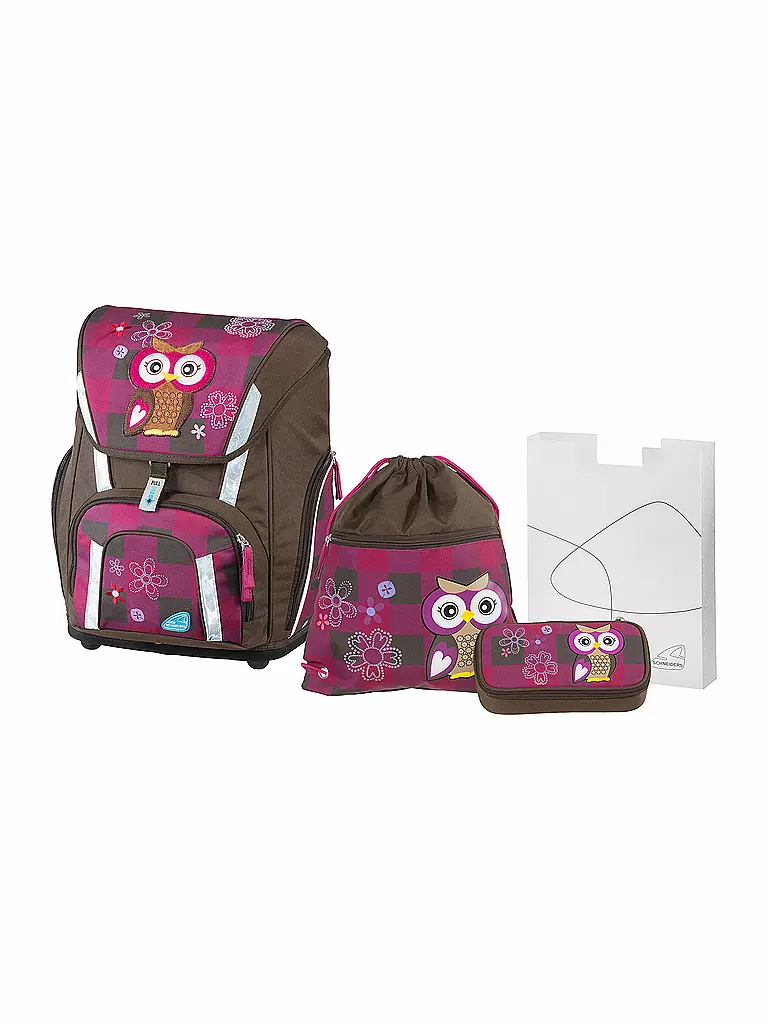SCHNEIDERS | Schultaschen-Set 4-tlg. "Olivia the Owl" | 
