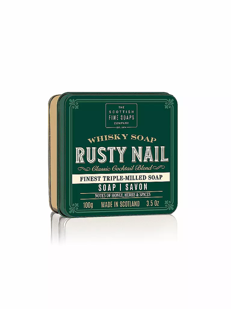 SCOTTISH FINE SOAPS | Whiskey Soap - Rusty Nail 100g | transparent