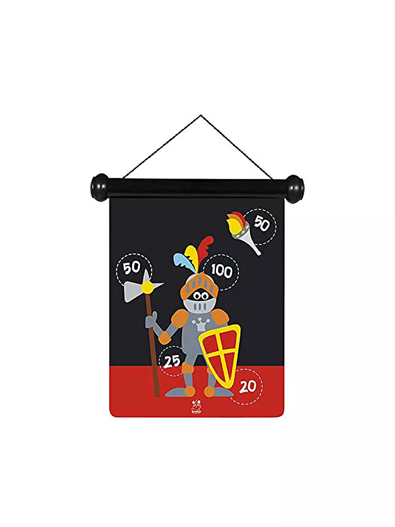 SCRATCH | Magnetisches Dartspiel "Ritter" 30x24cm | keine Farbe