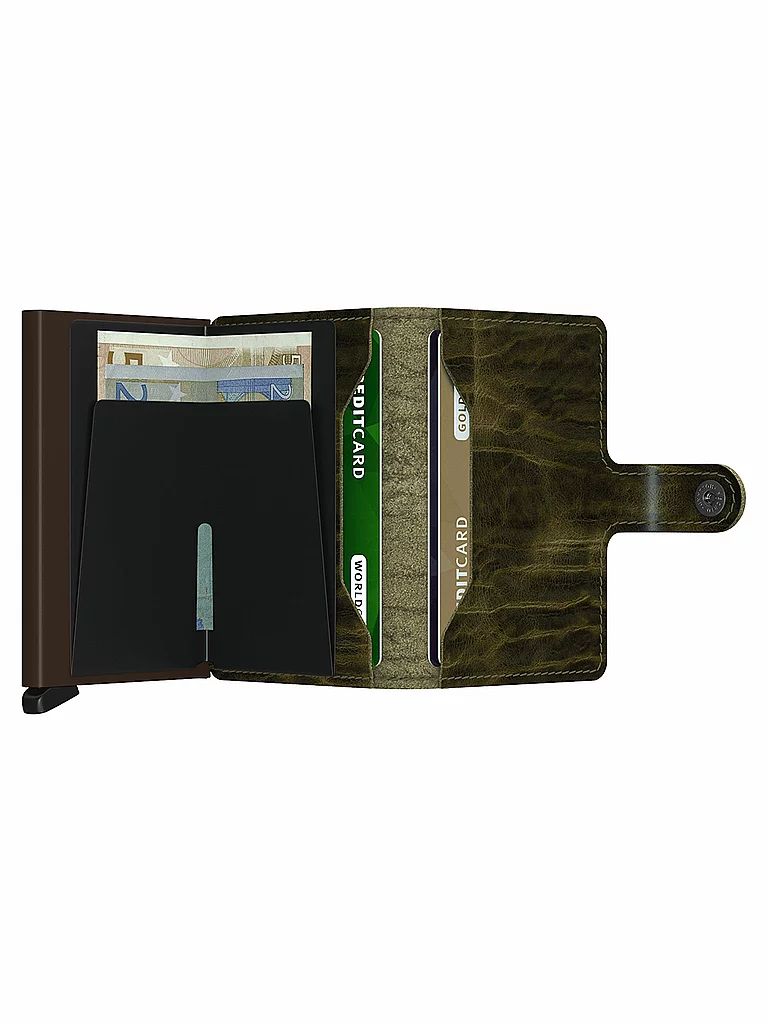 SECRID Cartera - Miniwallet Dutch Martin olive oliva