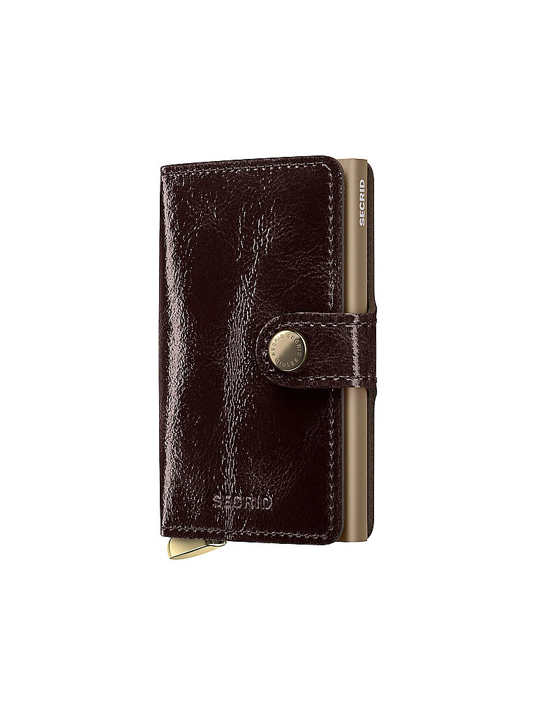 SECRID Geldbörse - Miniwallet Premium Naplak mahogany marrón