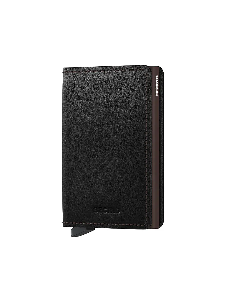SECRID | Geldbörse  Slimwallet Original Slim Black -  Brown | Schwarz