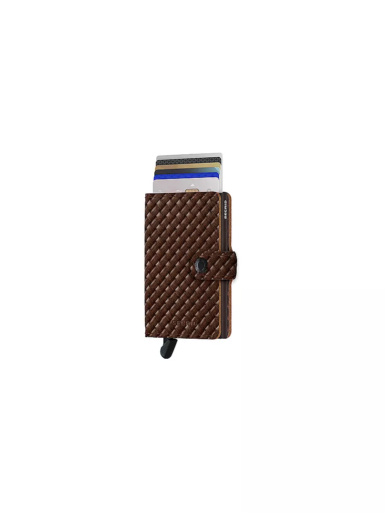 SECRID | Geldbörse - Miniwallet Basket Mini Brown | braun