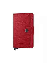 SECRID | Geldbörse - Miniwallet Crisple Mini Black | rot