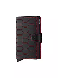SECRID | Geldbörse - Miniwallet Fuel Perforated Black Red | Schwarz