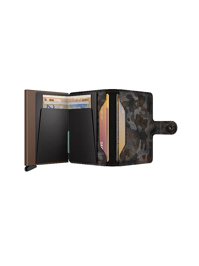 SECRID | Geldbörse - Miniwallet JUNGLE | Braun