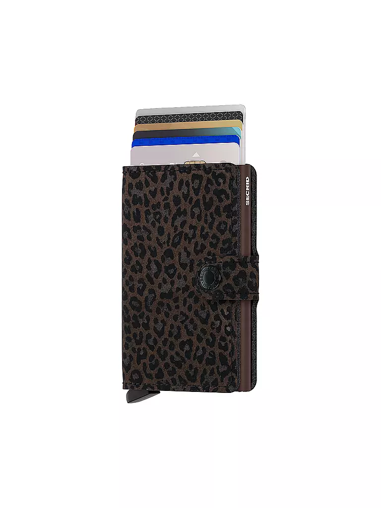 SECRID | Geldbörse - Miniwallet LEO brown | beige