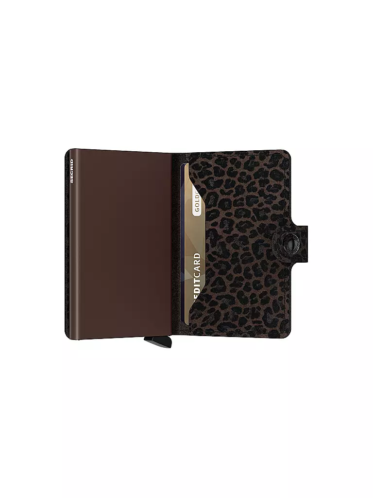 SECRID | Geldbörse - Miniwallet LEO brown | beige
