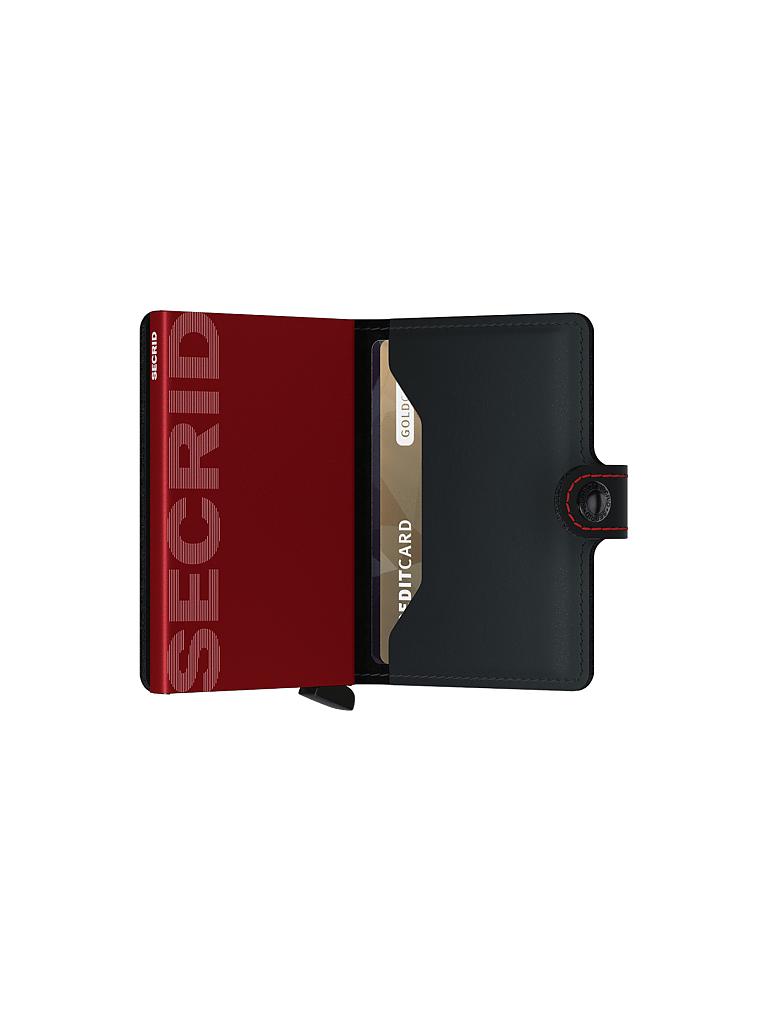 SECRID | Geldbörse - Miniwallet Matte mini Black/Red | schwarz