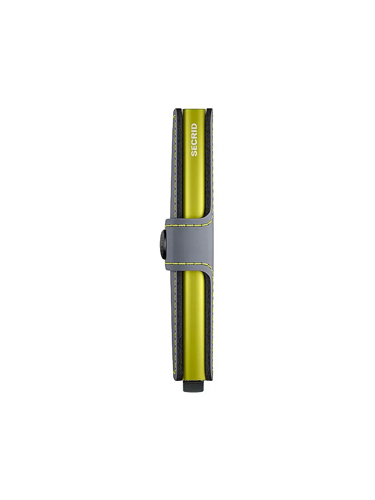 SECRID | Geldbörse - Miniwallet Matte Mini Grey&Lime | 