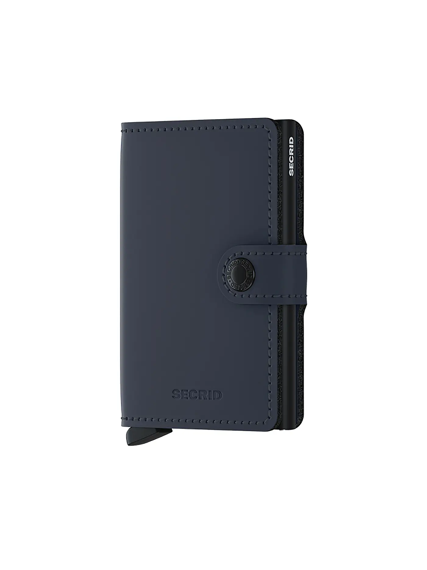 SECRID | Geldbörse - Miniwallet MATTE Mini black & ochre | blau