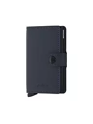 SECRID | Geldbörse - Miniwallet MATTE Mini black & ochre | blau