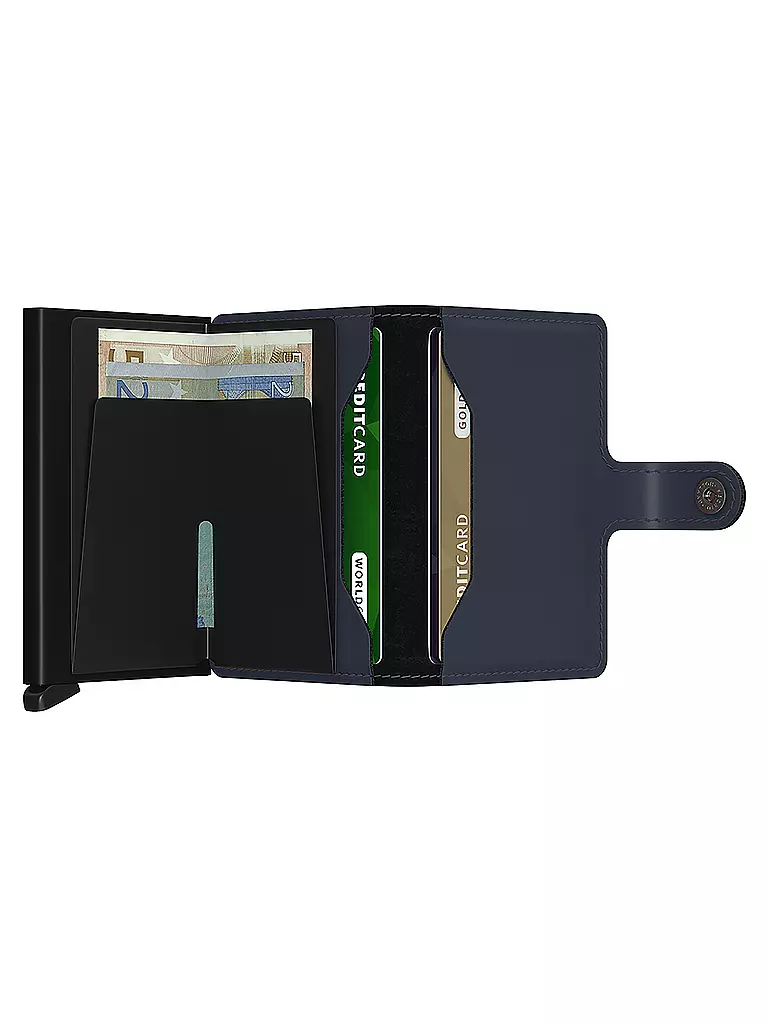 SECRID | Geldbörse - Miniwallet Matte Mini Night Blue | schwarz