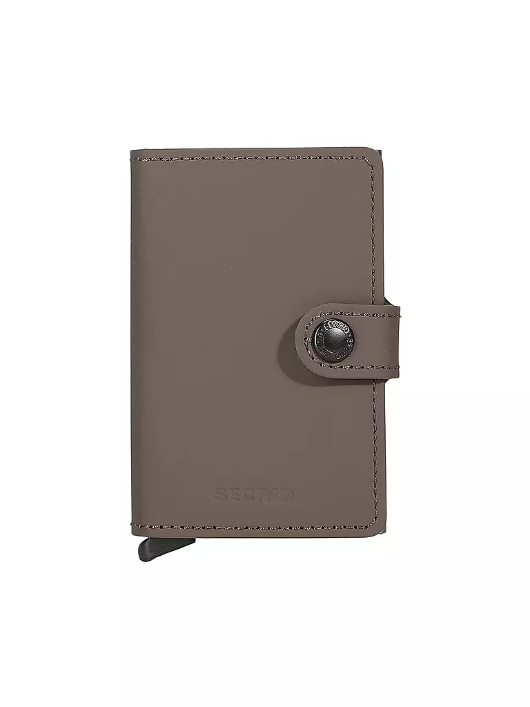 SECRID | Geldbörse - Miniwallet MATTE Mini truffel | braun