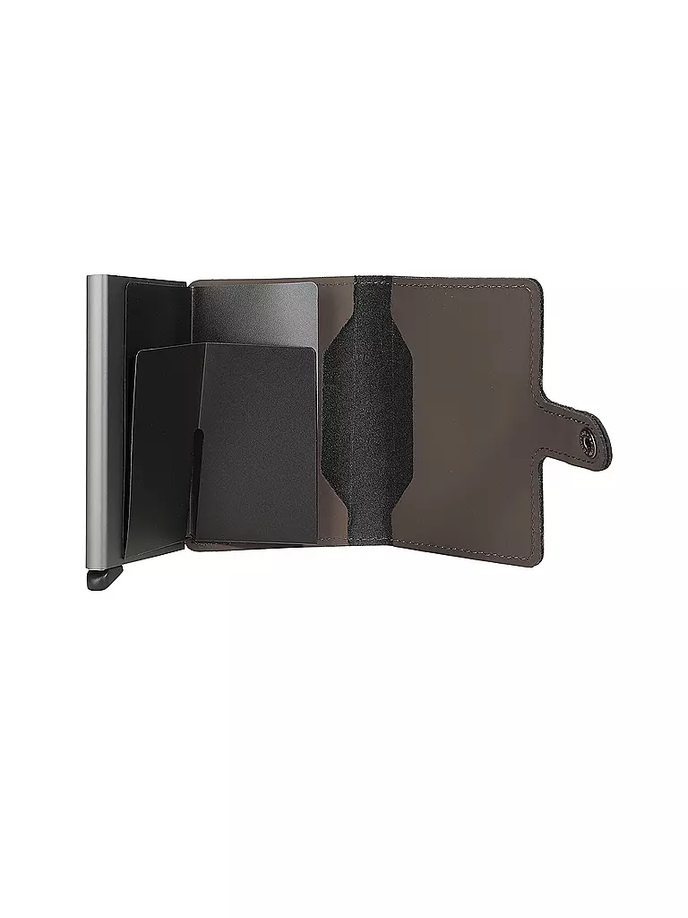 SECRID | Geldbörse - Miniwallet MATTE Mini truffel | schwarz