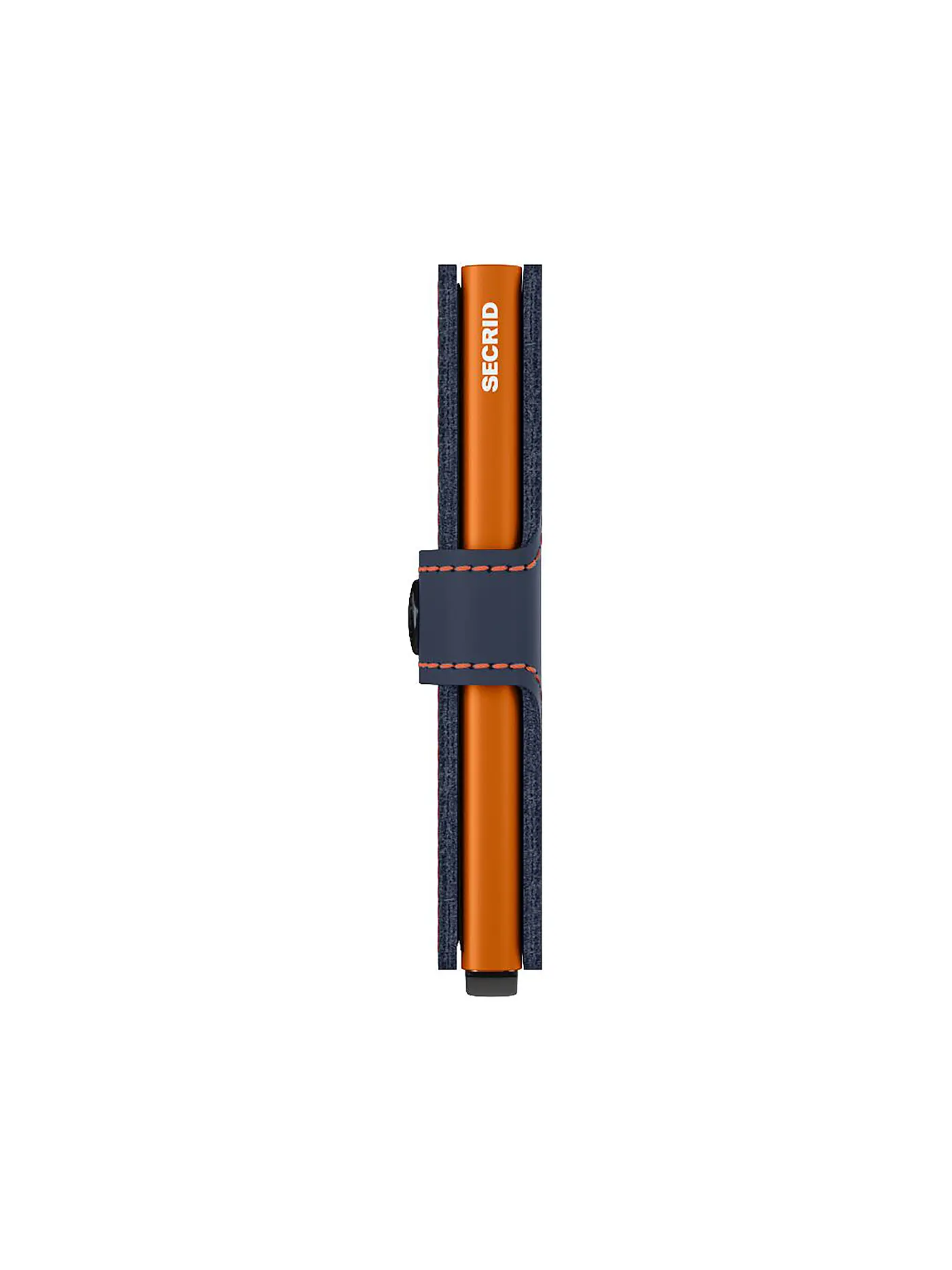 SECRID | Geldbörse - Miniwallet Matte Night Blue Orange | dunkelblau