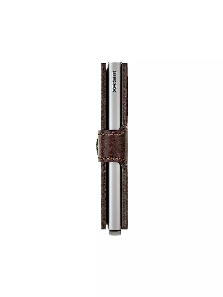 SECRID | Geldbörse - Miniwallet Original Mini Dark Brown | schwarz