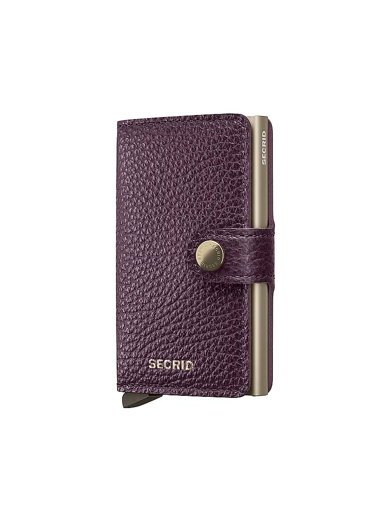 SECRID | Geldbörse - Miniwallet PEBBLE MINI Grape | dunkelrot