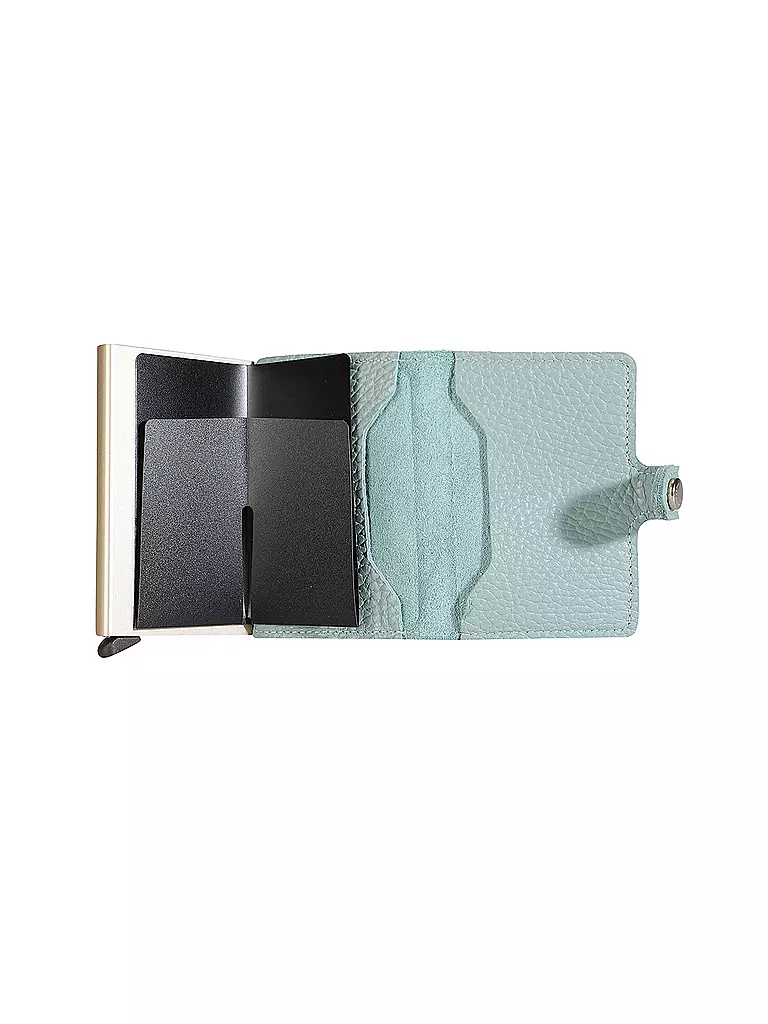 SECRID | Geldbörse - Miniwallet PEBBLE MINI sea green | rosa