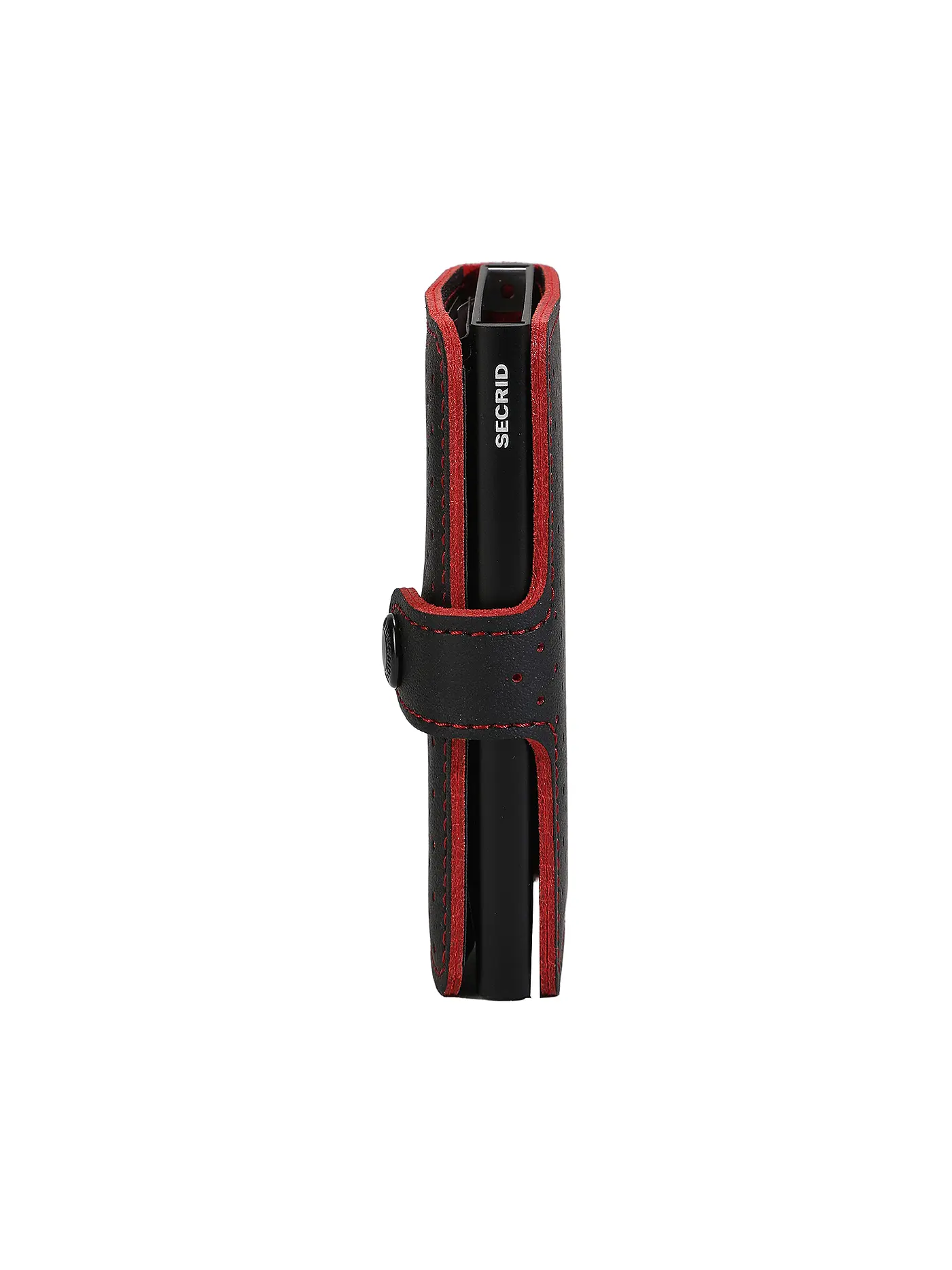 SECRID | Geldbörse - Miniwallet Perforated Mini Black | schwarz