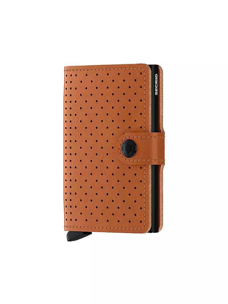 SECRID | Geldbörse - Miniwallet Perforated Mini Cognac | braun